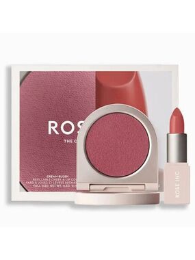 ROSE INC
Cream Color Blush and Lipstick Gift Set: Hibiscus/Poetic